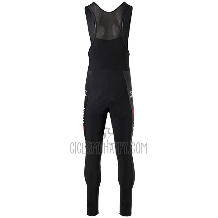 Jumbo Visma Cycling Jersey Bib Tight 2021 Long Sleeve Black Yellow